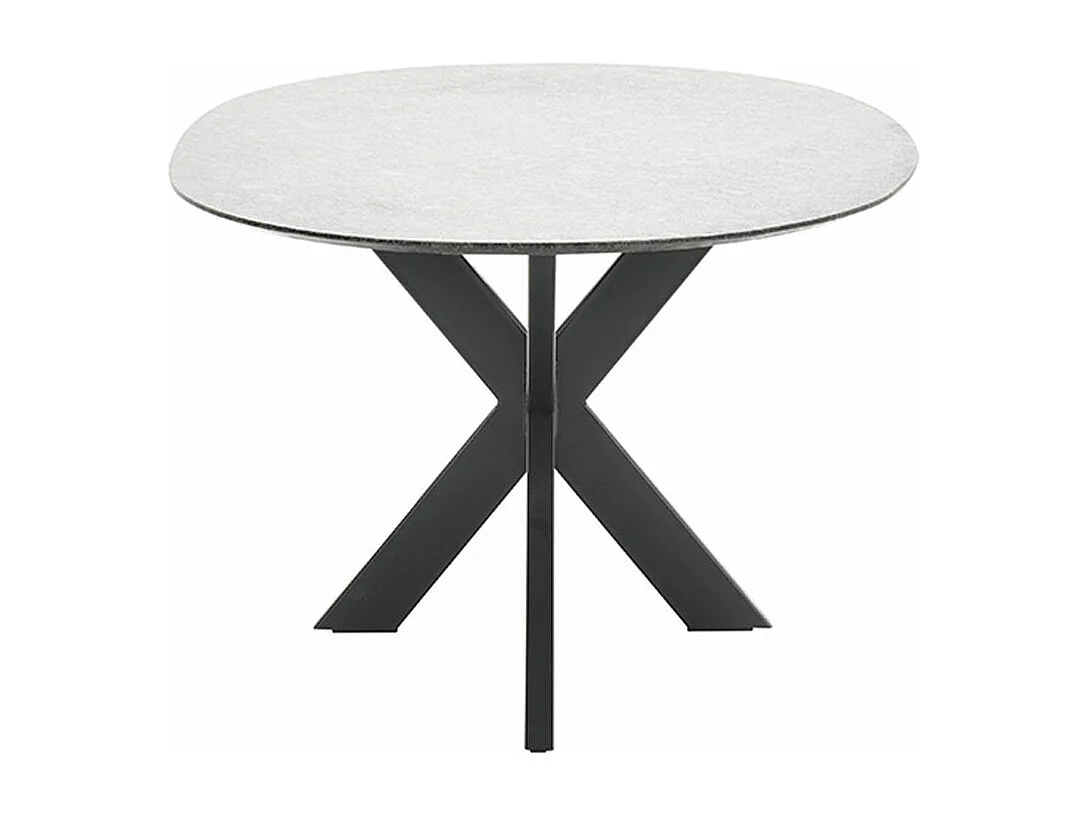 Ovale table de jardin Studio 20 Berlin gris perlé 220 x 110 cm