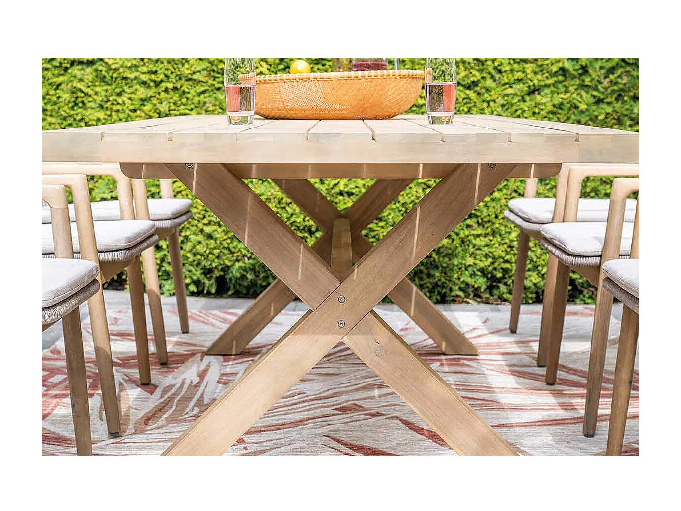 Garden Impressions Tamako tuintafel 220x100 cm - acacia