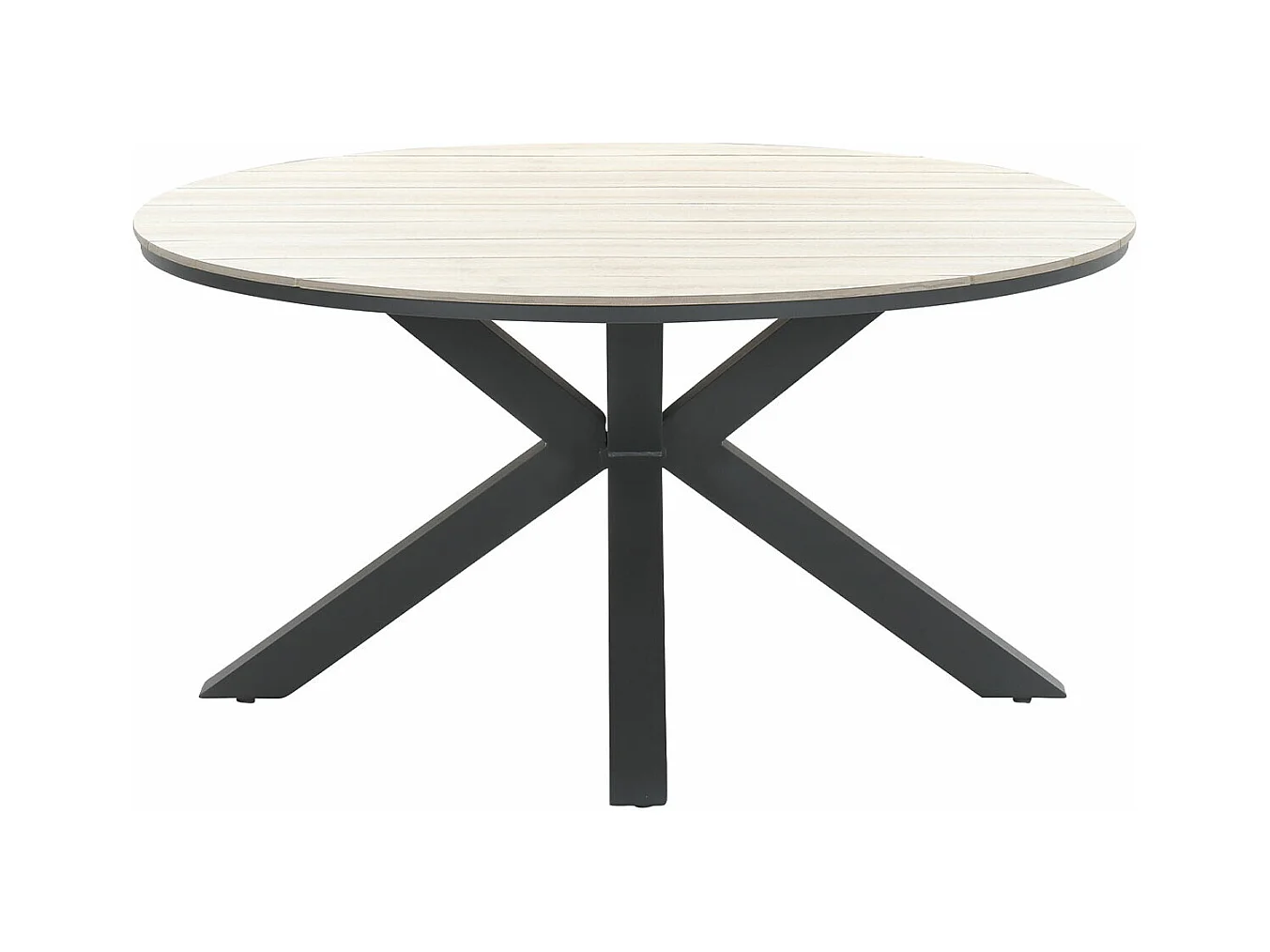 Table de jardin Garden Impressions Tulli brun clair Ø148 cm