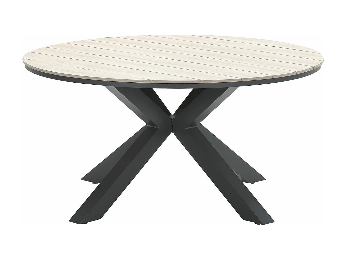 Garden Impressions Tulli tuintafel Ø148 cm - licht bruin