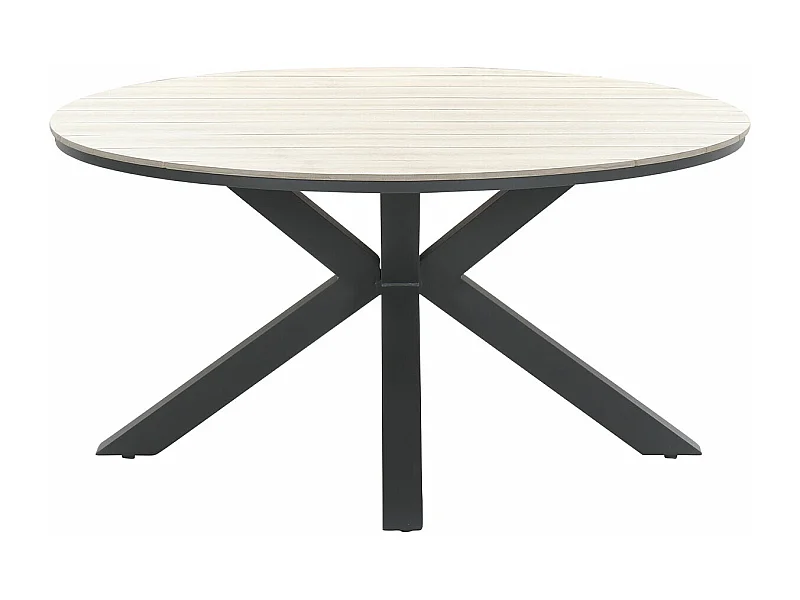 Garden Impressions Tulli tuintafel Ø148 cm - licht bruin