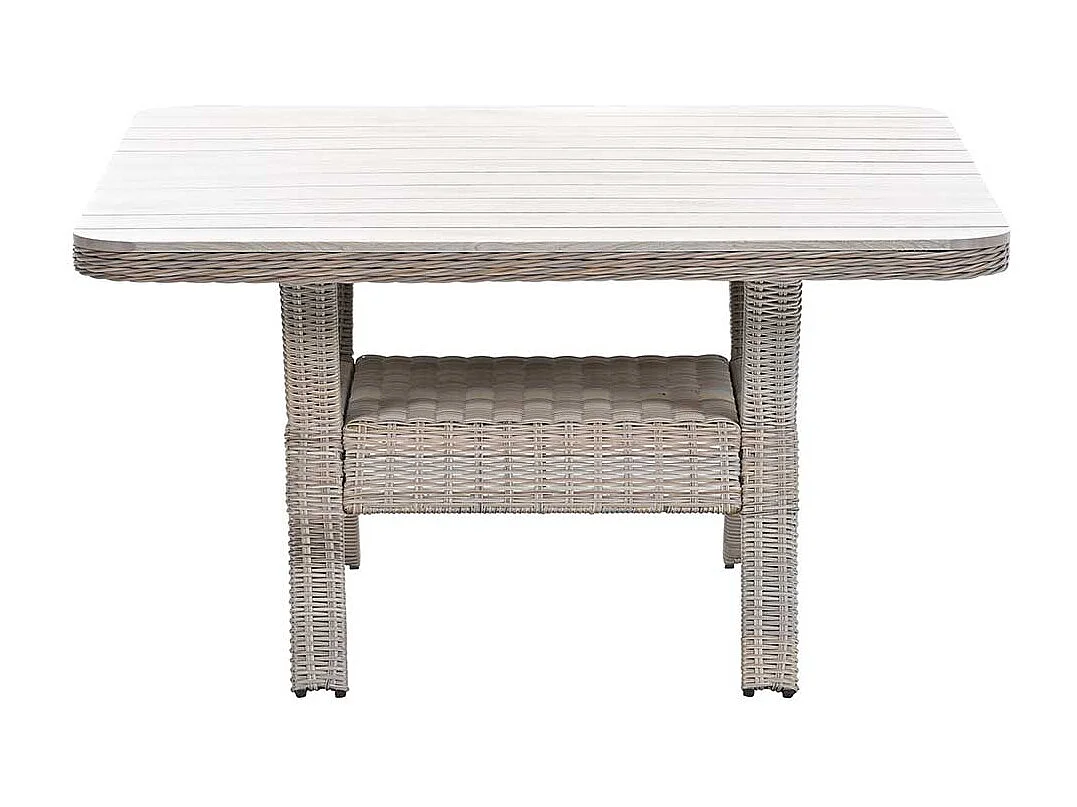Table de salon de jardin Garden impressions Nova saule vintage 126.5x126.5 cm