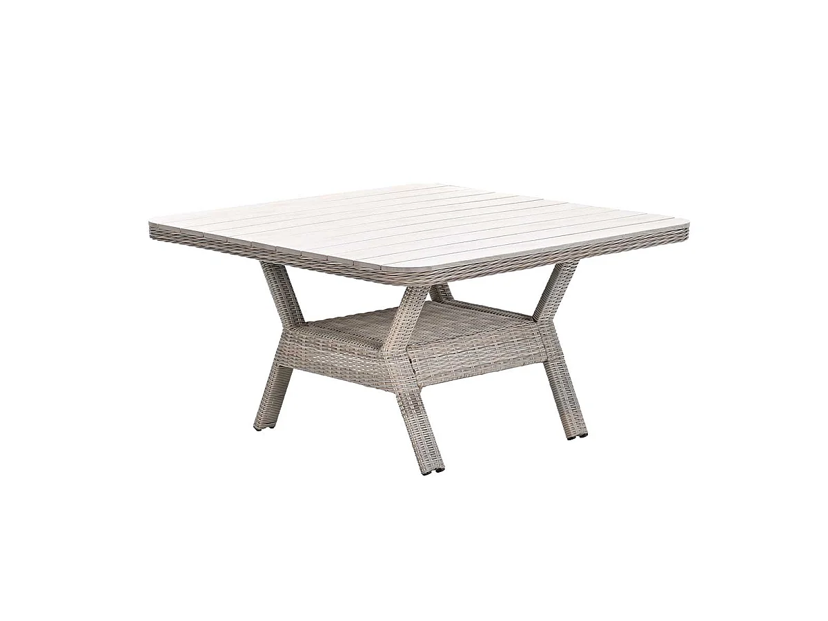 Table de salon de jardin Garden impressions Nova saule vintage 126.5x126.5 cm