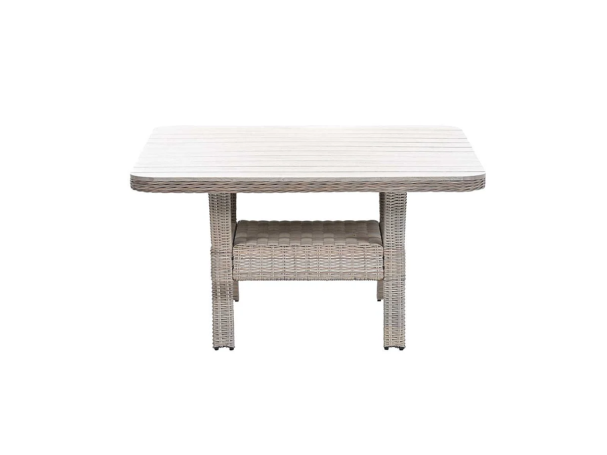 Table de salon de jardin Garden impressions Nova saule vintage 126.5x126.5 cm