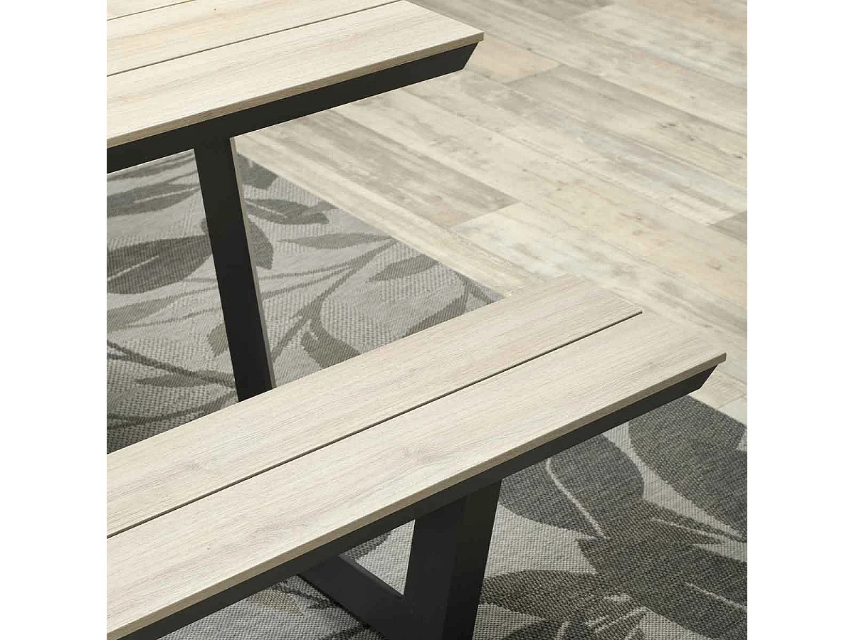 Garden Impressions Sarria picknick set 280 x 178 - donker grijs