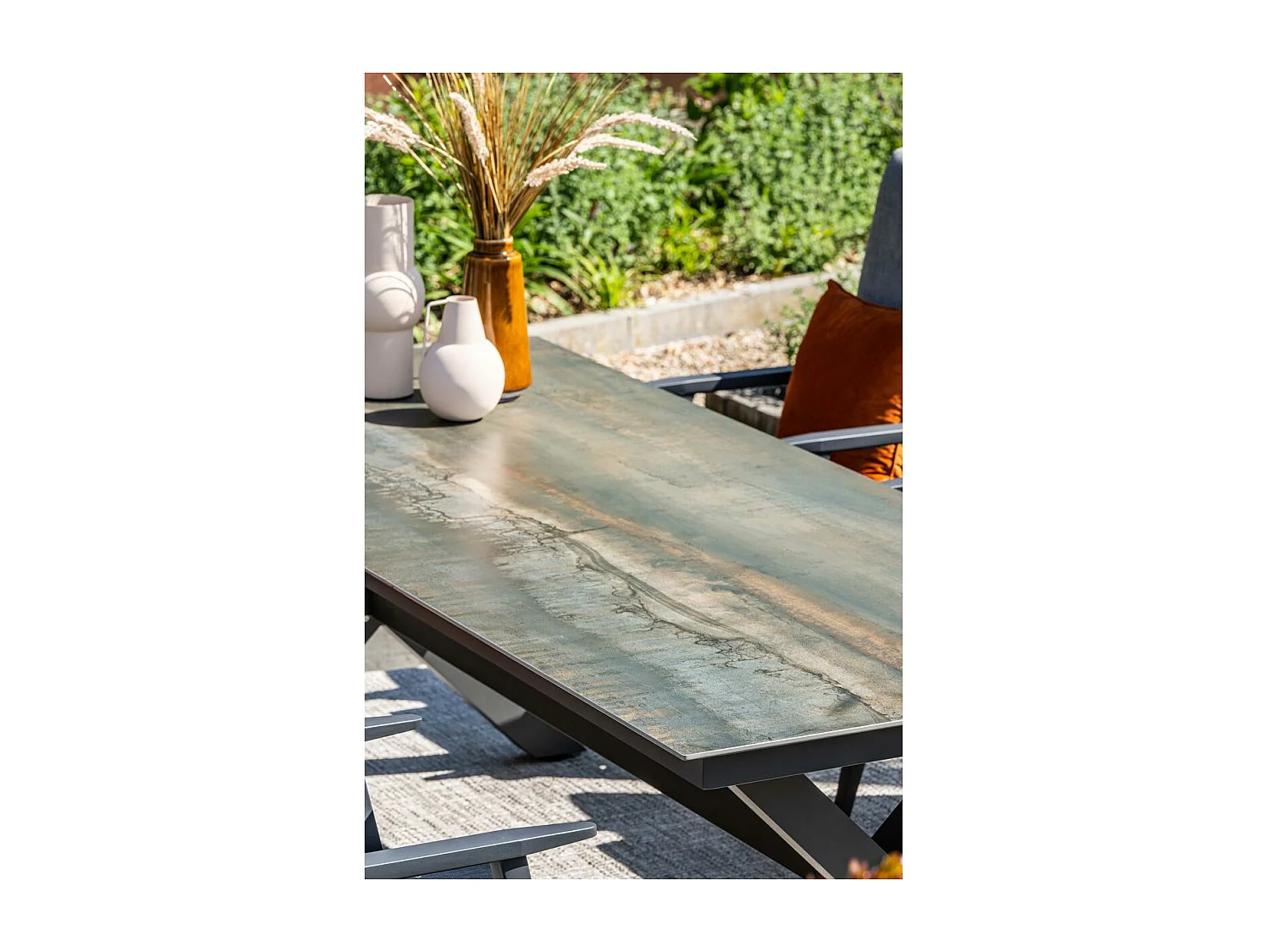 Garden Impressions Noka SIntra Tableau de jardin 240x100 - Bronze Rome