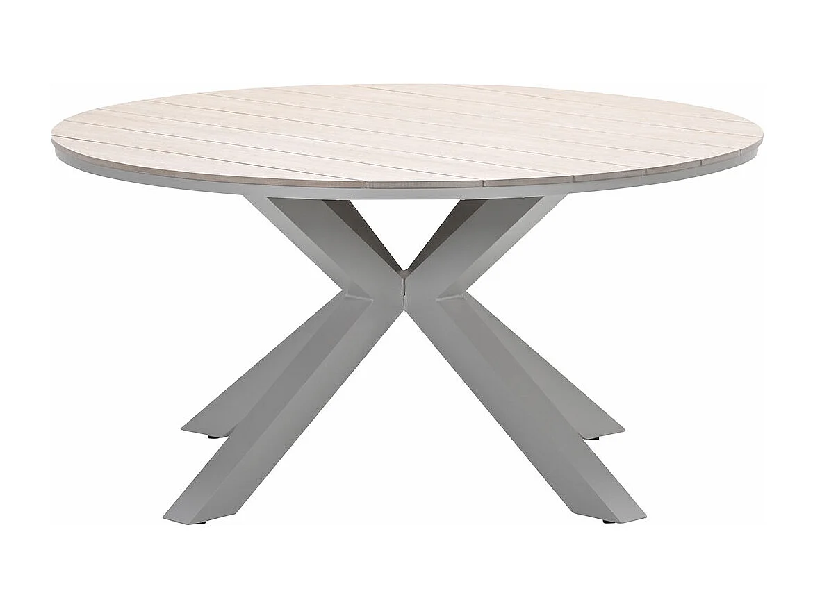 Garden Impressions Tulli tuintafel Ø148 cm - light teak look