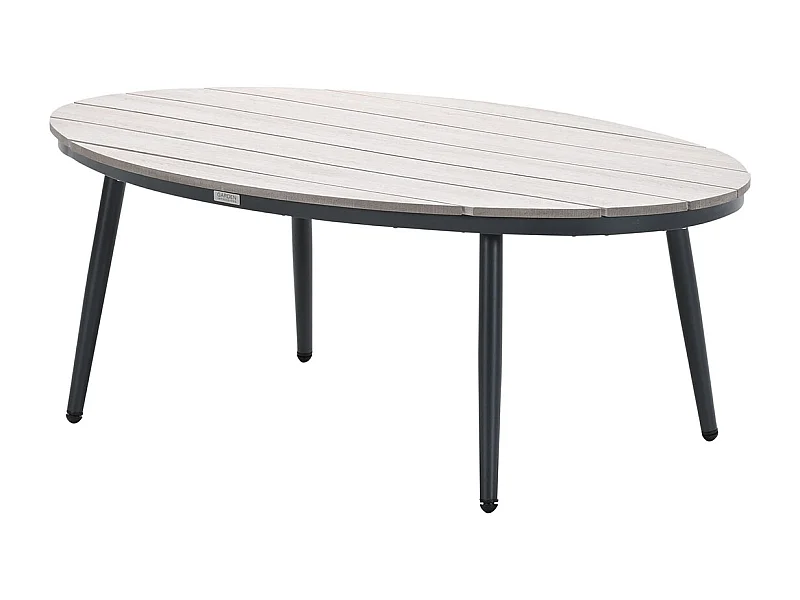Garden Impressions Lucas loungetafel ovaal 120 cm - light teak vironwood