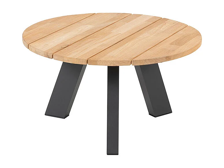 Table de salon de jardin 4 Seasons Cosmic teck Ø65 x 35 cm