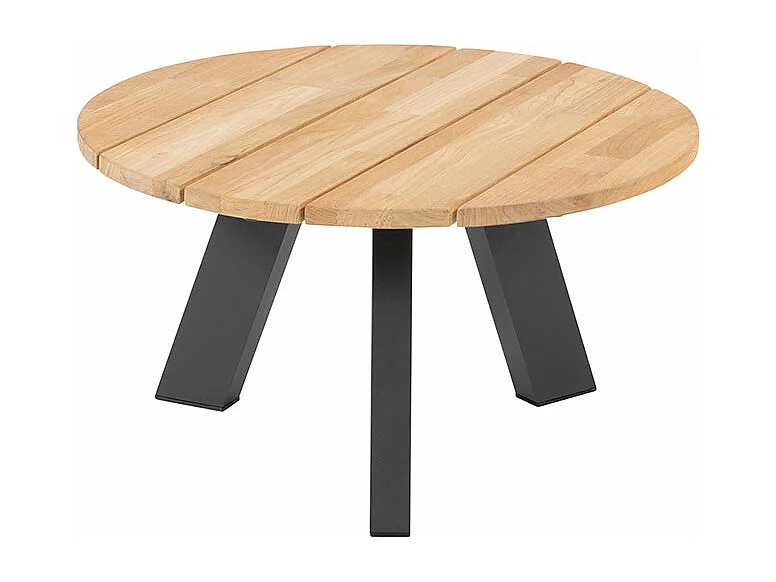 Table de salon de jardin 4 Seasons Cosmic teck Ø65 x 35 cm