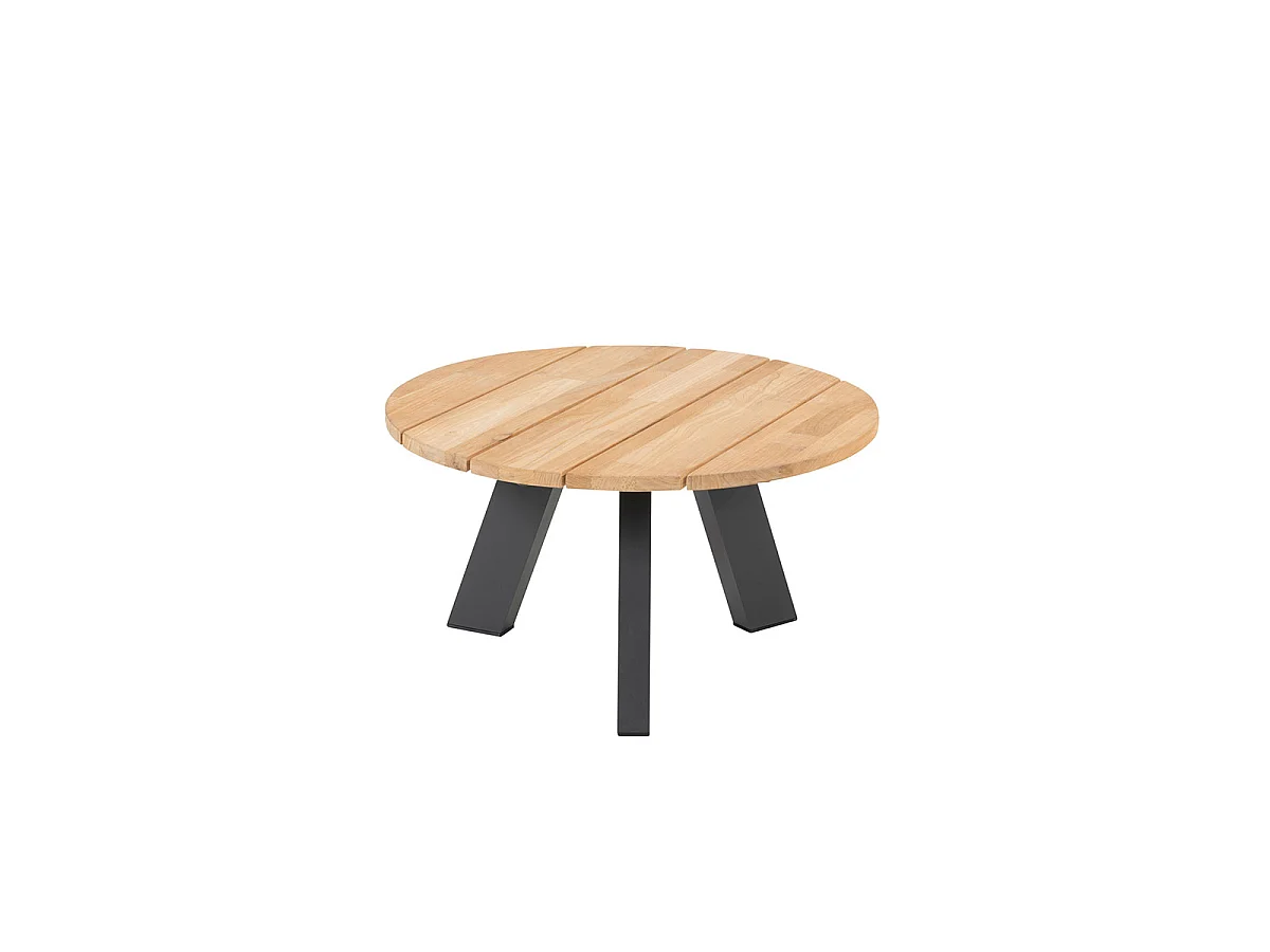 Table de salon de jardin 4 Seasons Cosmic teck Ø65 x 35 cm