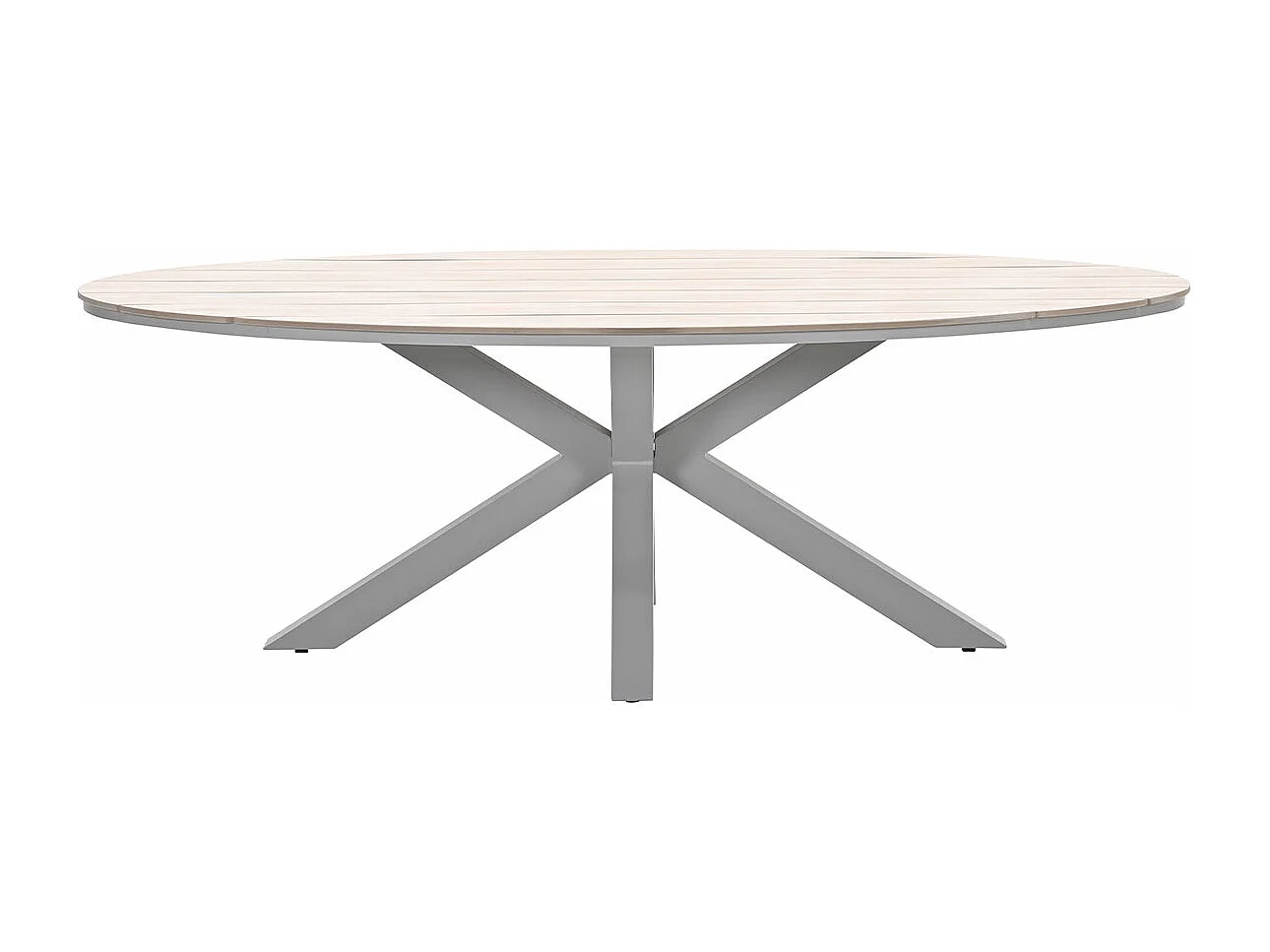 Table de jardin Garden Impressions Tulli - aspect teck clair 220x115 cm