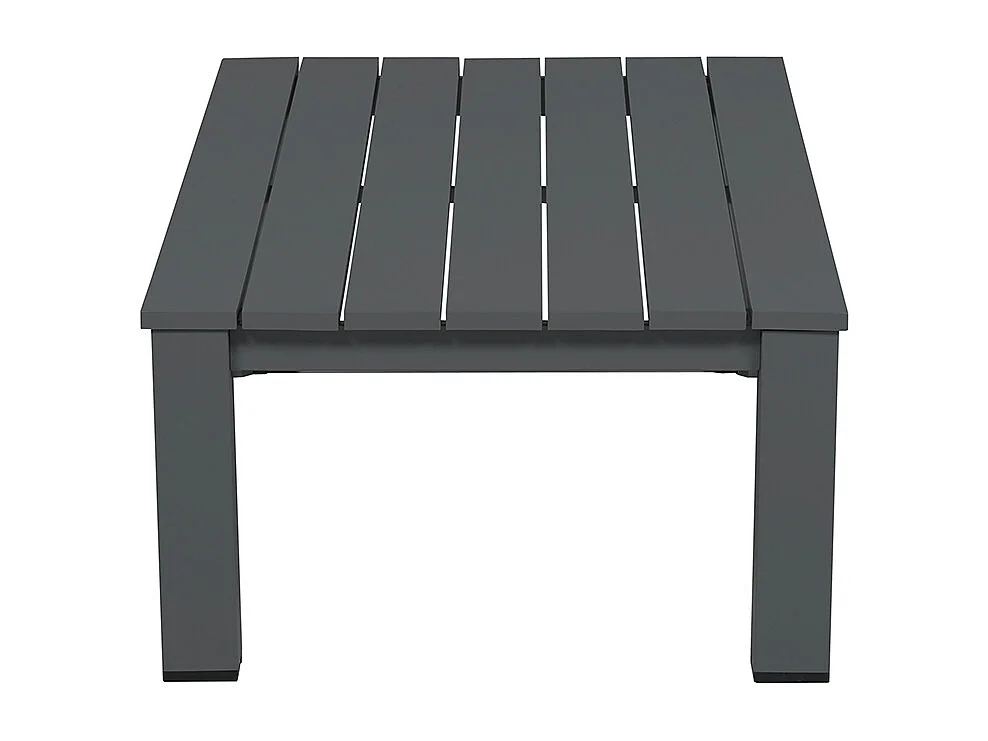 Garden impressions Coba table de salon de jardin 140x73 - Gris foncé