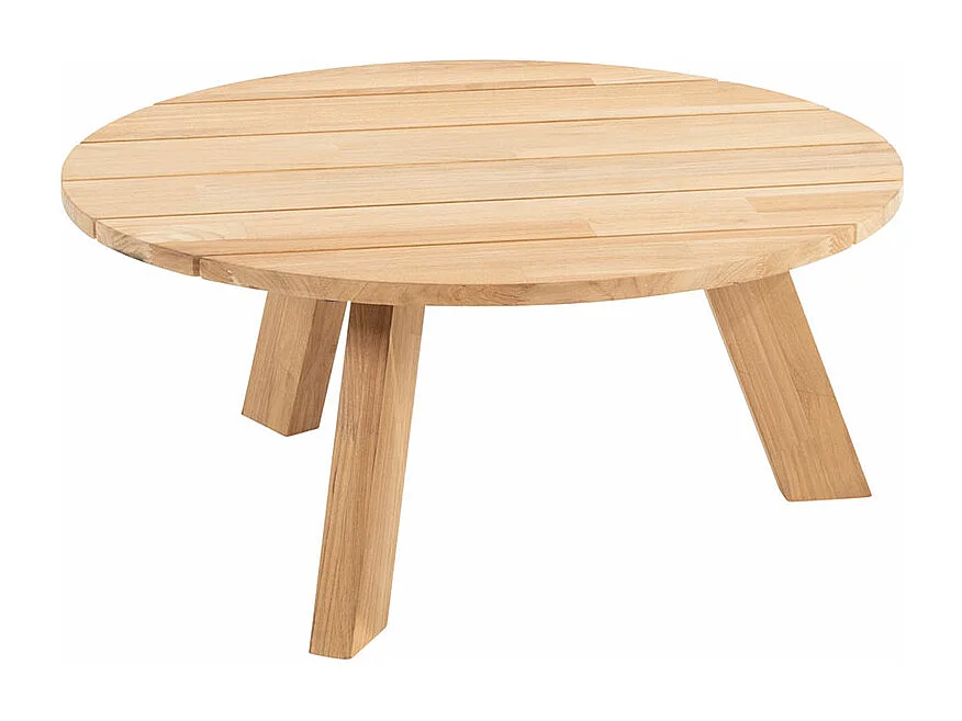Table de salon 4 Seasons Outdoor Cosmic anthracite teck Ø78 cm