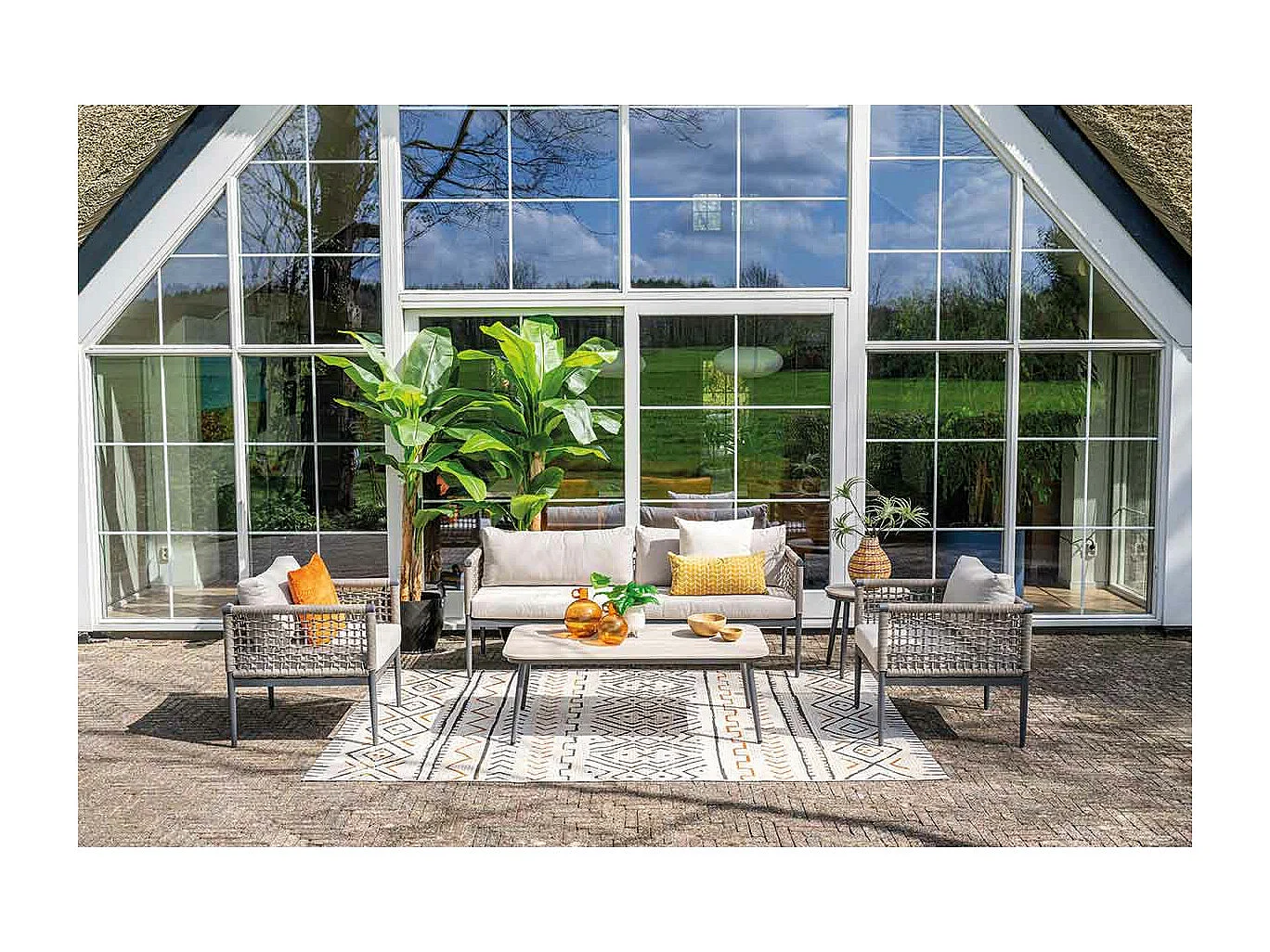 Garden Impressions Burela loungetafel 130x70 cm - light teak look