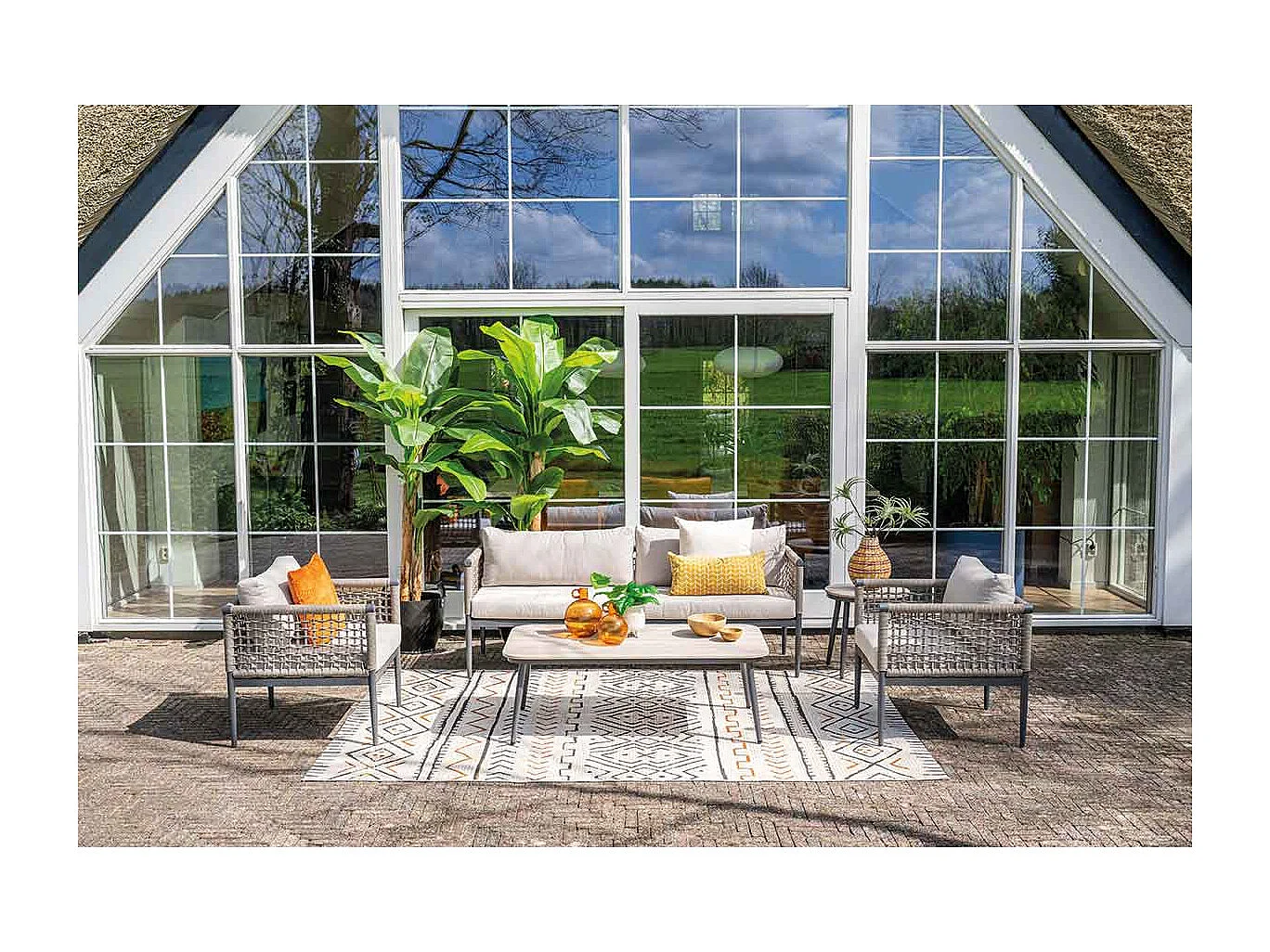 Garden Impressions Burela loungetafel 130x70 cm - light teak look