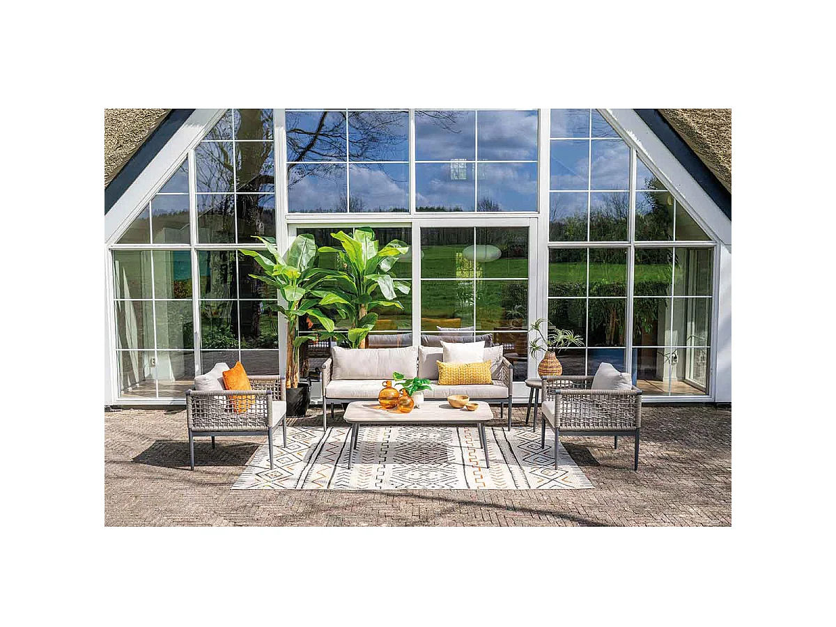 Garden Impressions Burela loungetafel 130x70 cm - light teak look