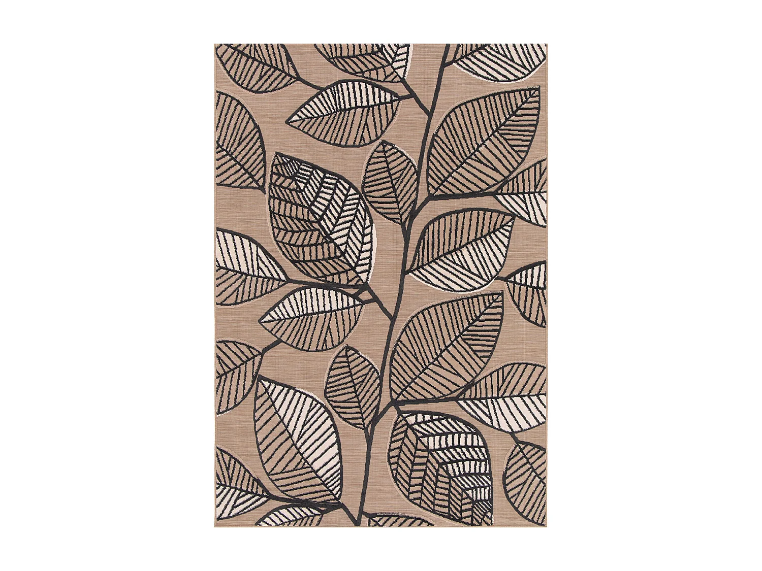 Garden Impressions tapis d'extérieur Naturalis 120x170 cm - feuille d'hiver