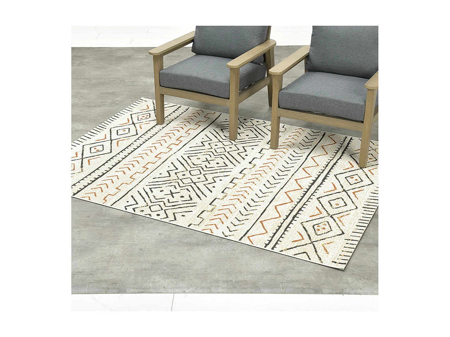 Garden Impressions tapis d'extérieur Malawi ocre 120x170 cm