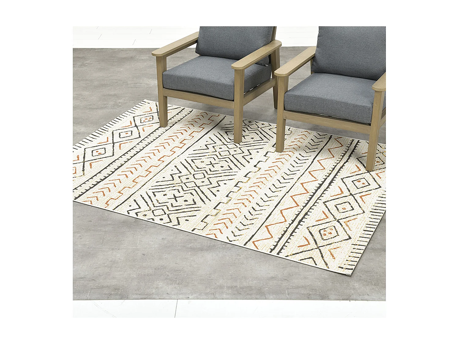 Garden Impressions tapis d'extérieur Malawi ocre 120x170 cm