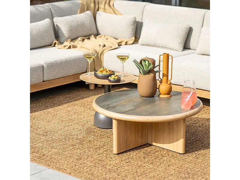 Impressions de jardin Tapis extérieur Gisborne 200x290 cm - noix de coco