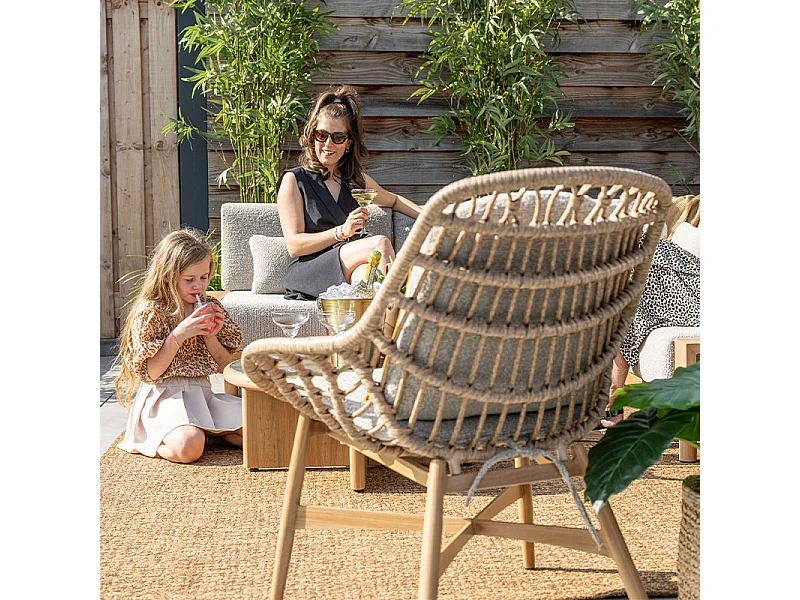 Impressions de jardin Tapis extérieur Gisborne 200x290 cm - noix de coco