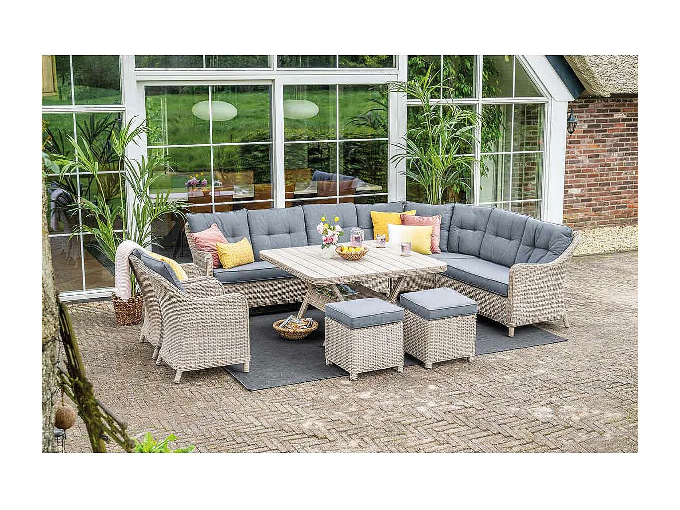 Garden Impressions Nova lounge dining kruk vintage willow