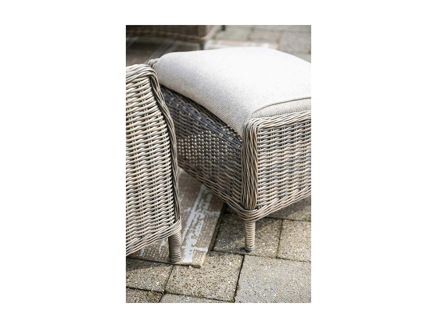 Repose-pieds Garden Impressions Marbella - sable gobi