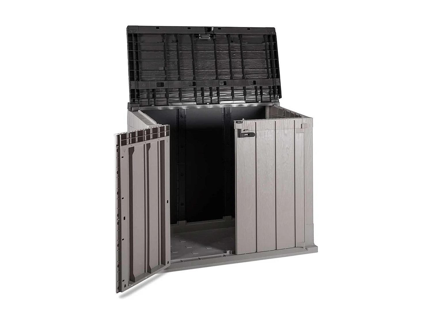 Toomax Stora way opbergbox 842 liter - taupe donker grijs