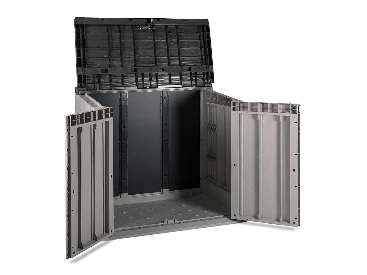 Toomax Stora way opbergbox 842 liter - taupe donker grijs