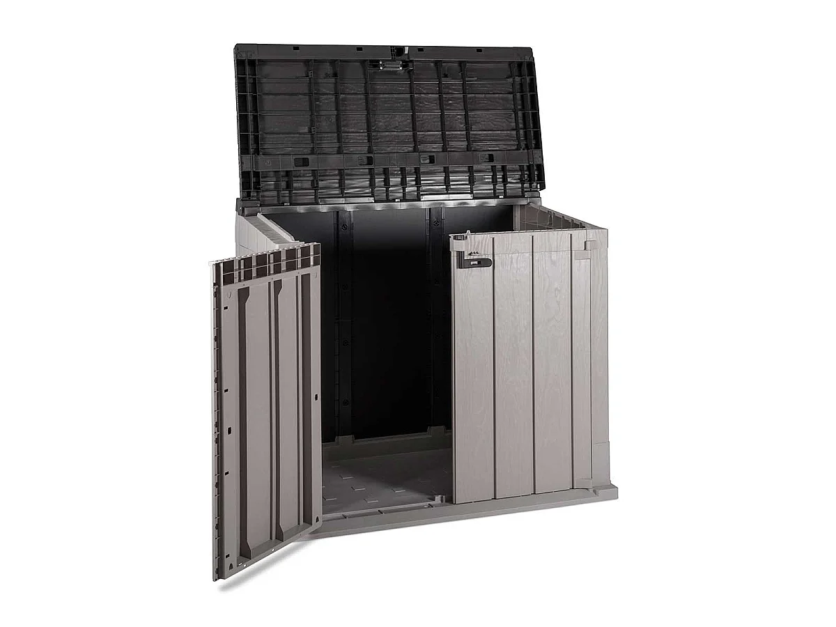 Toomax Stora way opbergbox 842 liter - taupe donker grijs