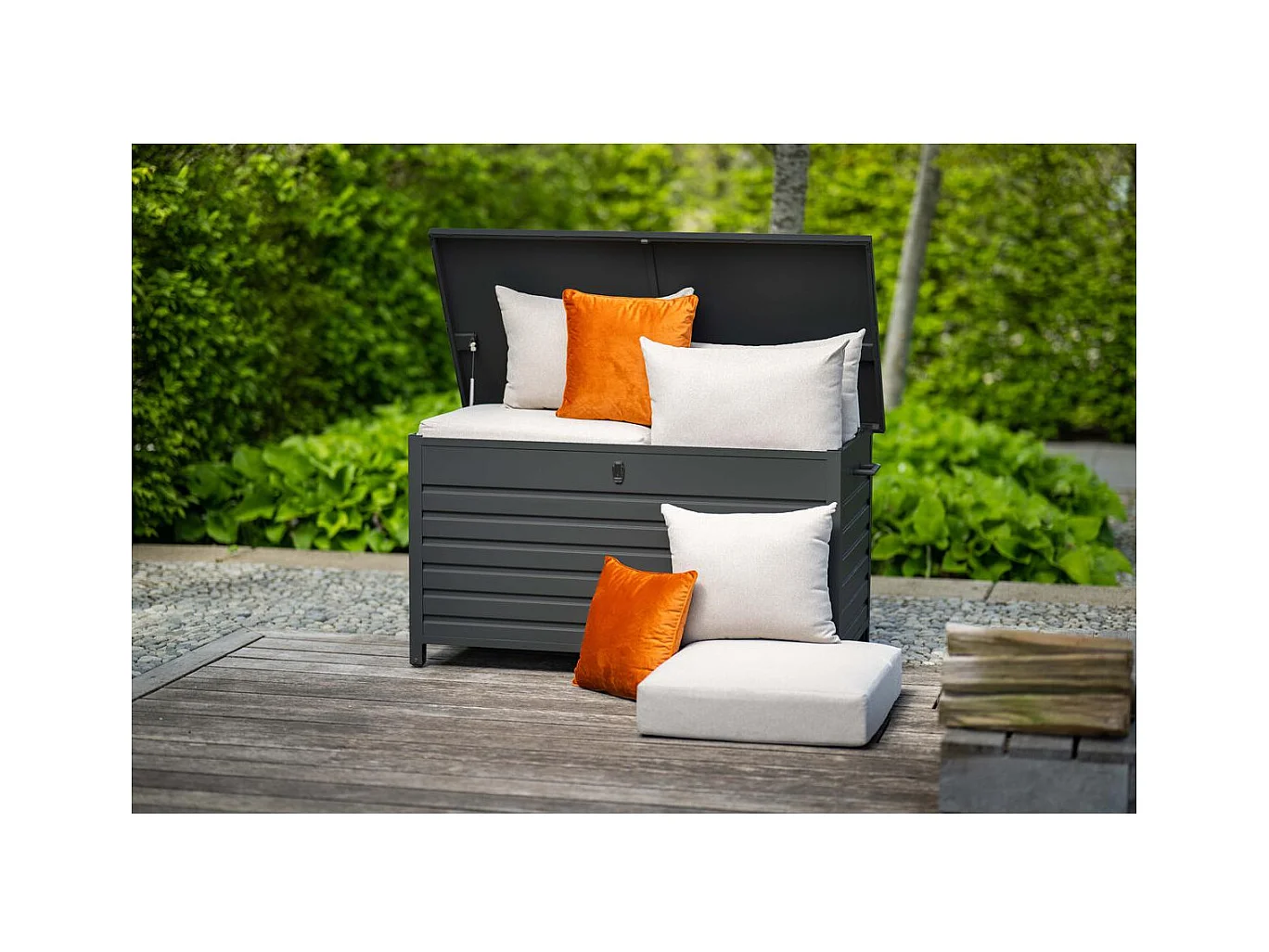 Garden Impressions Cambridge opbergbox 1240 liter - donker grijs