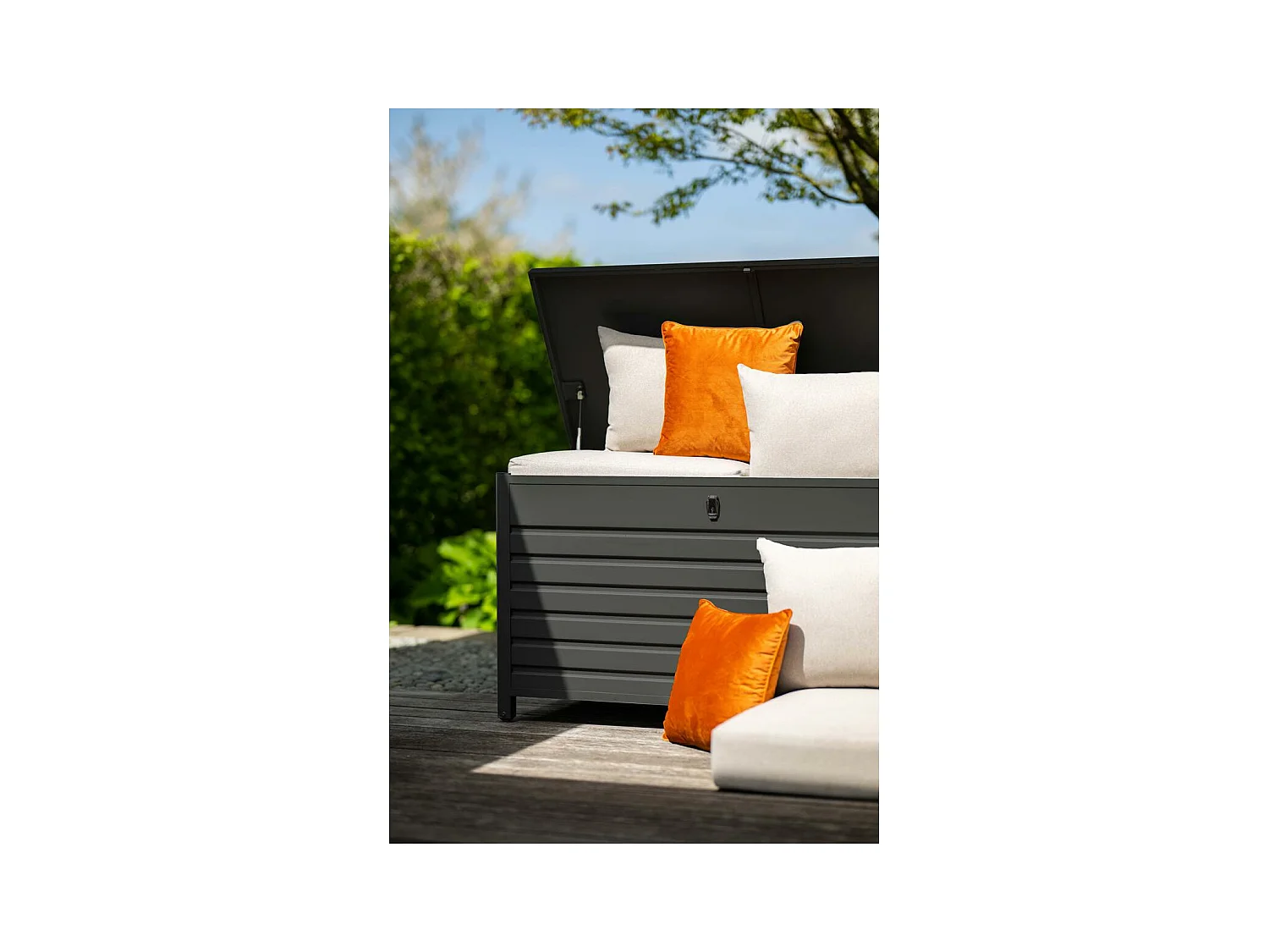 Garden Impressions Cambridge opbergbox 1240 liter - donker grijs