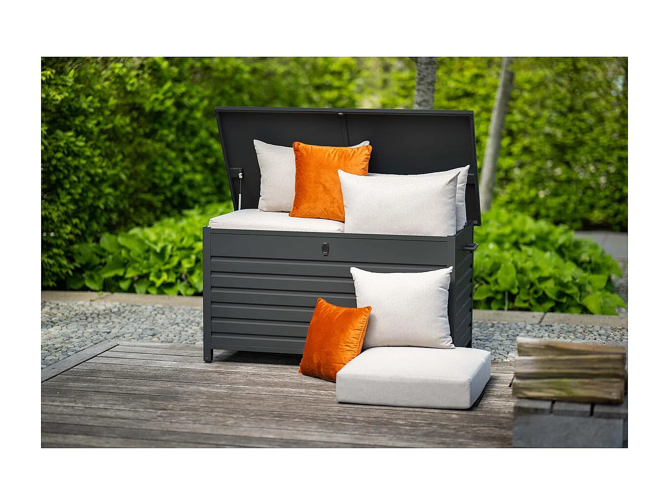 Garden Impressions Cambridge opbergbox 1240 liter - donker grijs