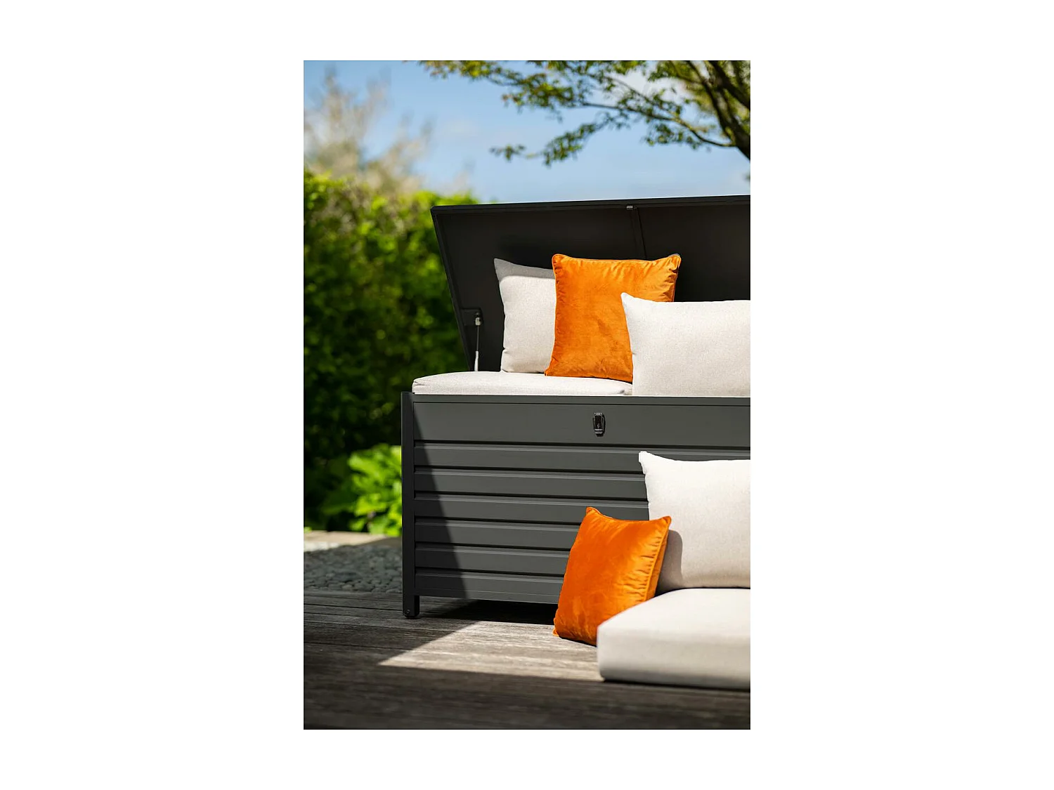 Garden Impressions Cambridge opbergbox 1240 liter - donker grijs