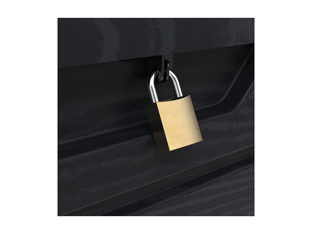 Boîte de rangement Toomax Dolomiti gris foncé 640 litres