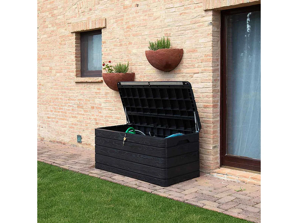 Boîte de rangement Toomax Dolomiti gris foncé 640 litres