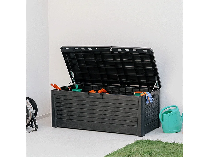 Boîte de rangement Toomax Florida gris foncé 550 litres