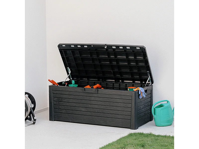 Boîte de rangement Toomax Florida gris foncé 550 litres