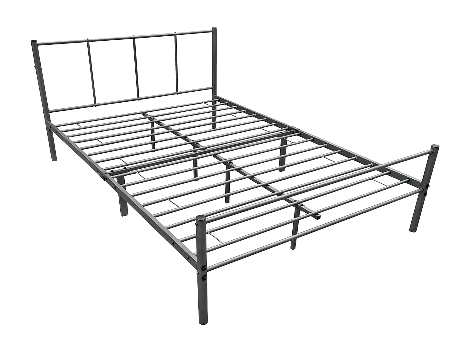Lit pour adultes en grise 209.5 x 121.5 x 81.5 cm 03_0004918
