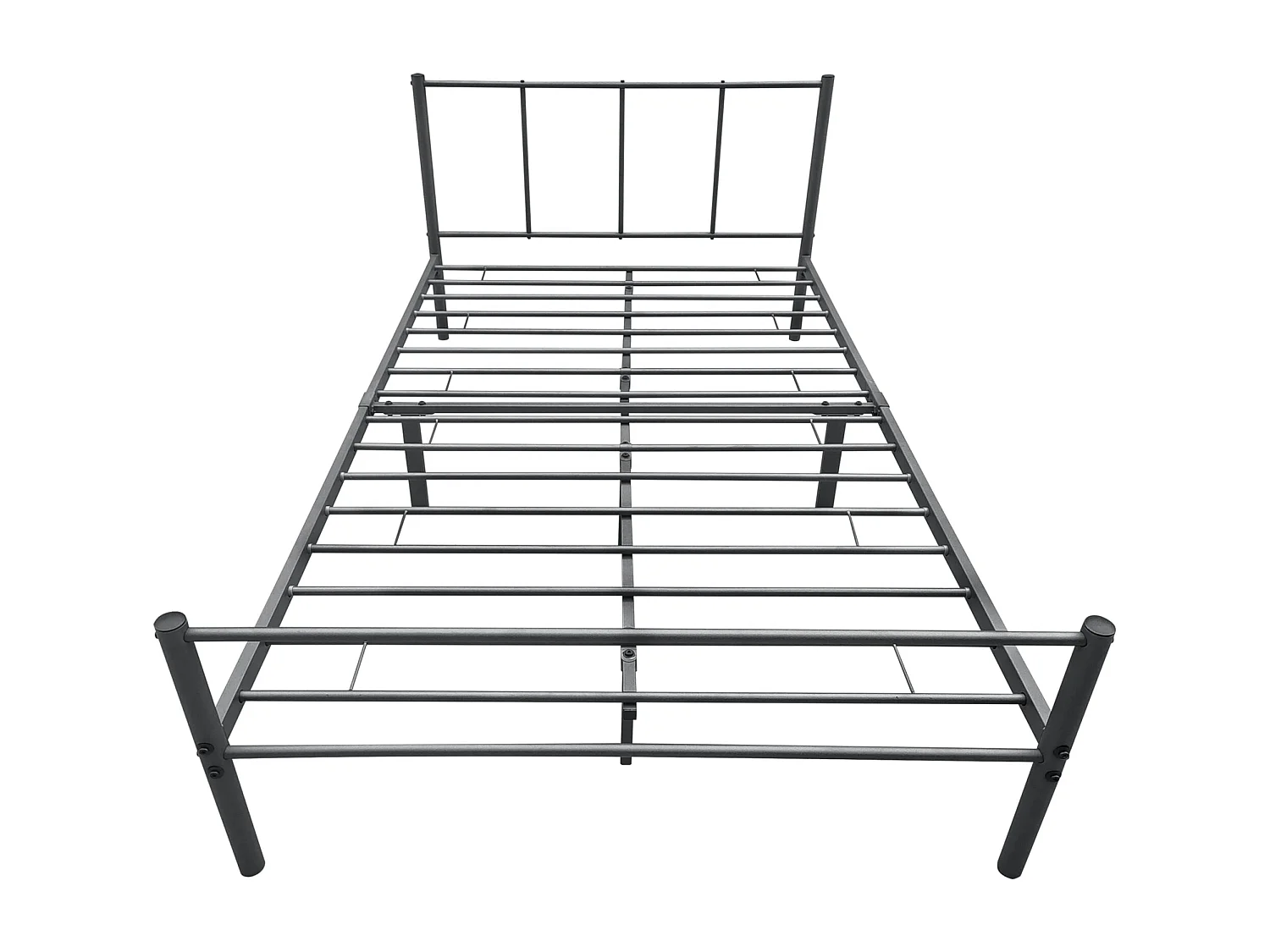 Lit pour adultes en grise 209.5 x 121.5 x 81.5 cm 03_0004918