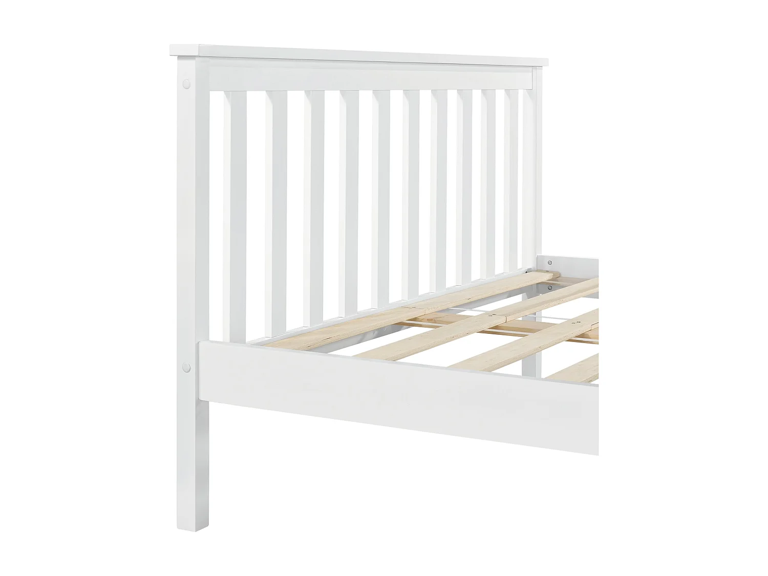Lit adultes en bois bois blanche 208 x 148 x 82 cm 03_0002698