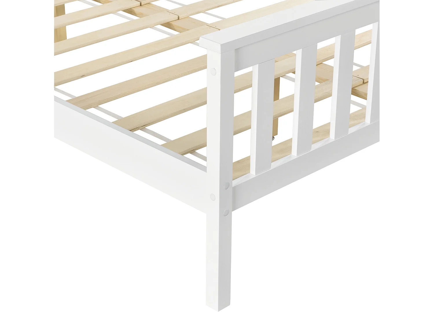 Lit adultes en bois bois blanche 208 x 148 x 82 cm 03_0002698