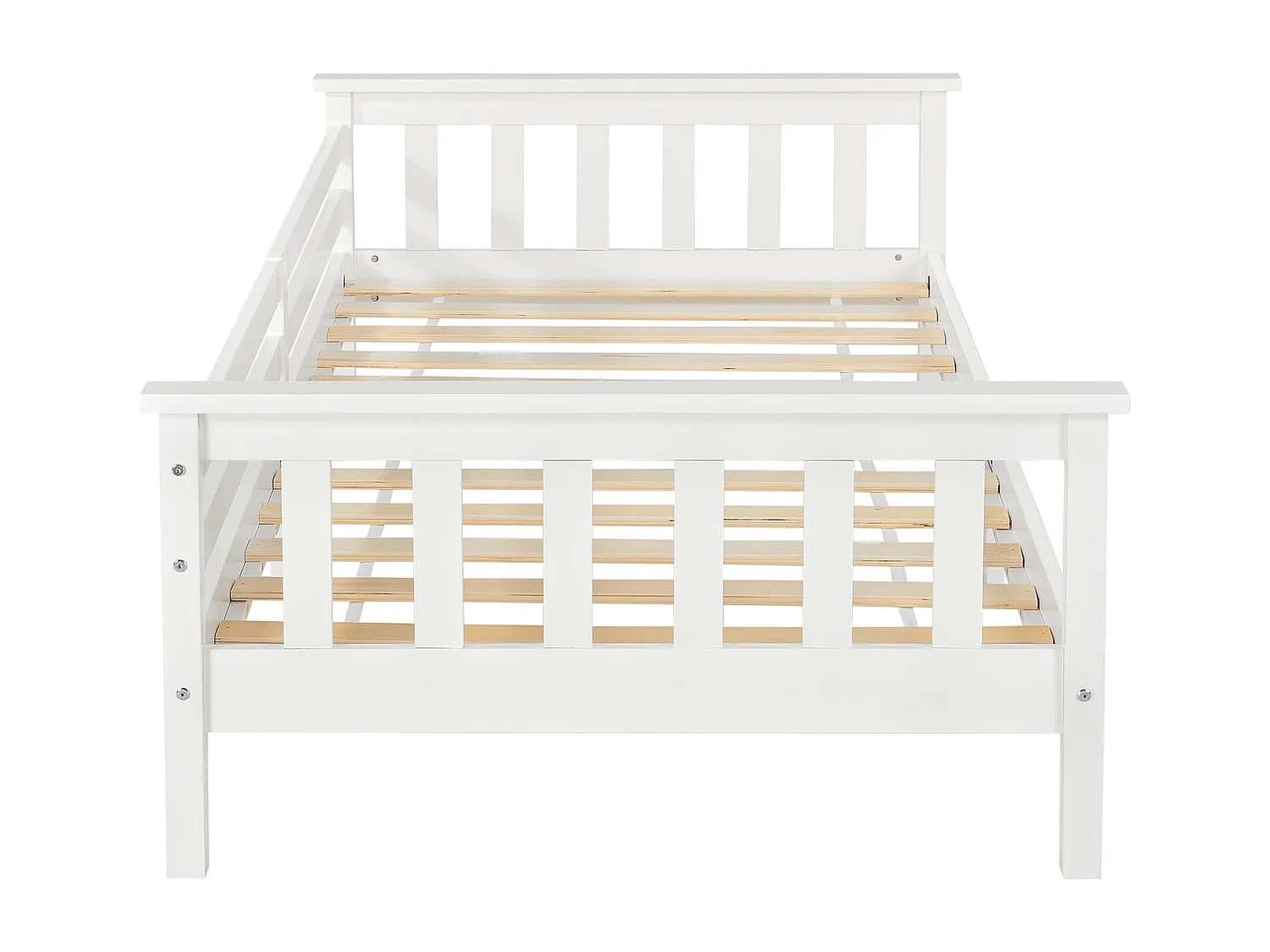 Lit pour enfant avec bois blanche 209 x 100 x 52 cm 03_0005443
