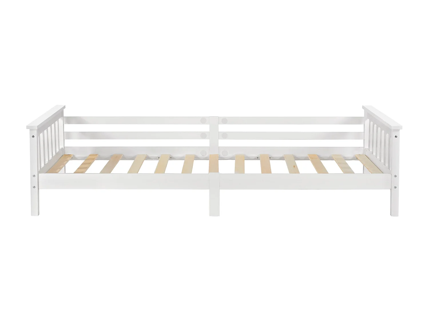 Lit pour enfant avec bois blanche 209 x 100 x 52 cm 03_0005443