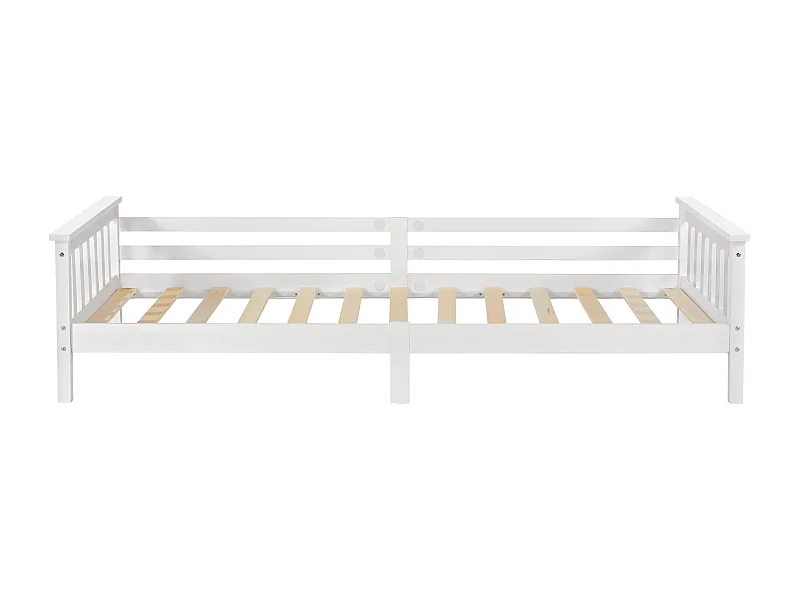 Lit pour enfant avec bois blanche 209 x 100 x 52 cm 03_0005443