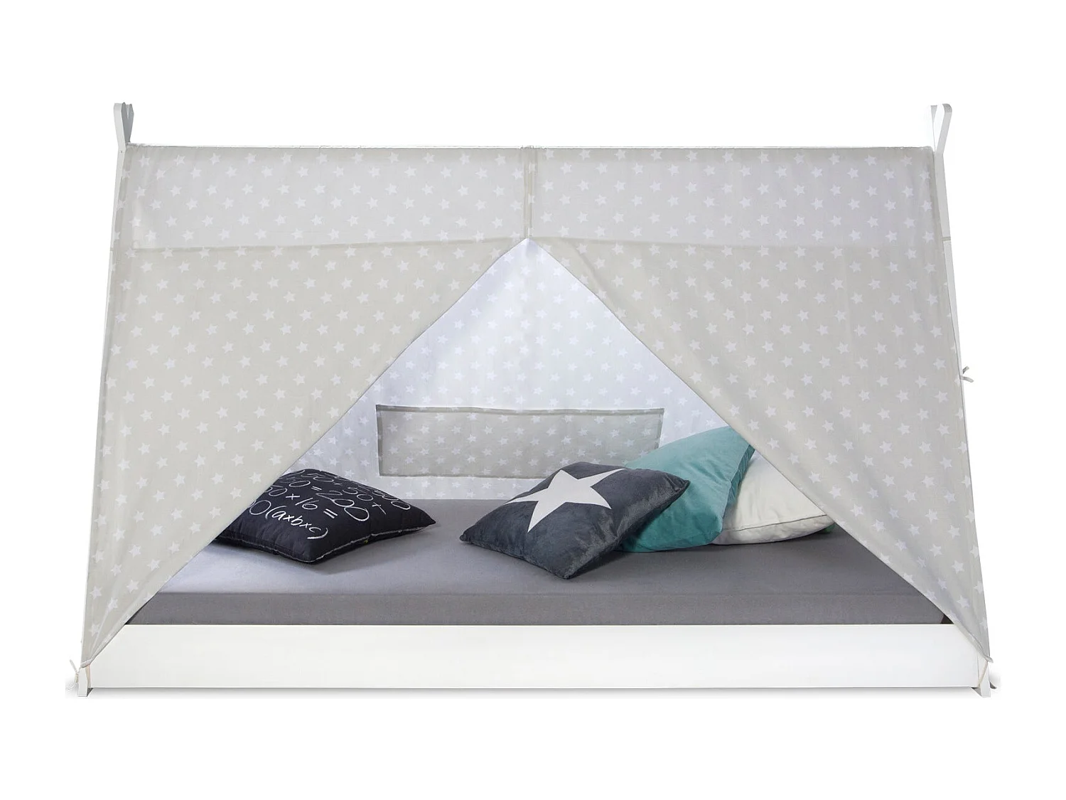 Lit pour enfant tipi bois marron 208 x 105 x 132 cm LIT06166/2