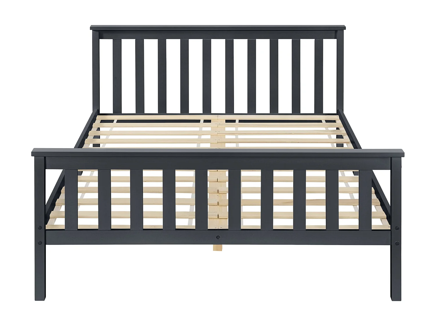 Lit pour adultes avec bois marron 209 x 168 x 80 cm 03_0004772