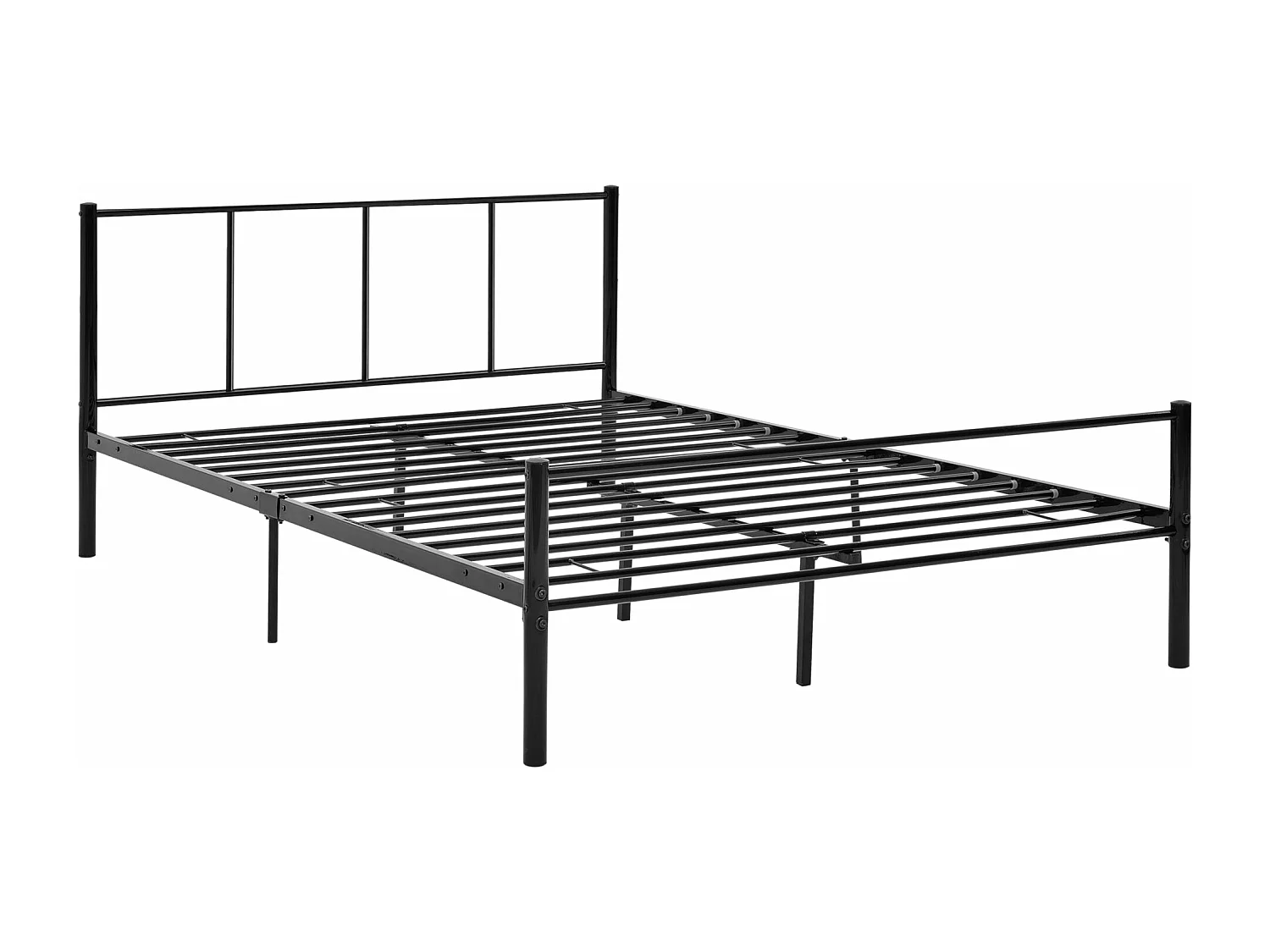 Lit pour adultes en argentée 209.5 x 141.5 x 81.5 cm 03_0002693