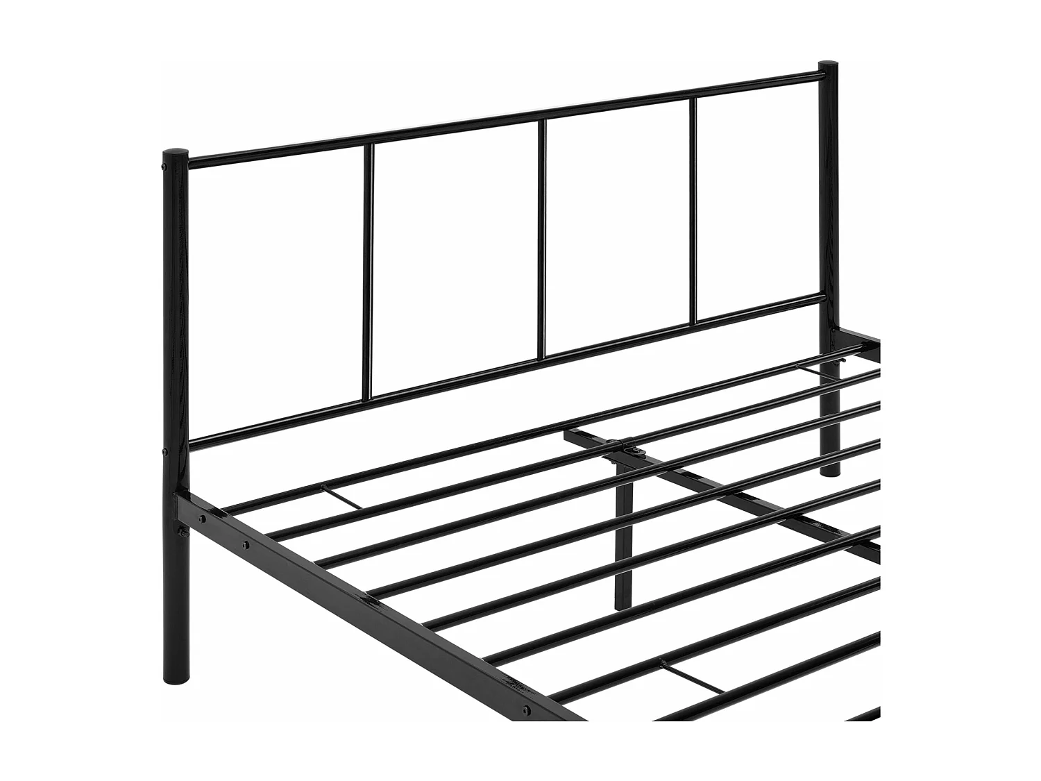 Lit pour adultes en argentée 209.5 x 141.5 x 81.5 cm 03_0002693